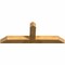 Ekena Millwork Portland Rough Sawn Timber Gable Bracket, Western Red Cedar, 72"W x 27"H x 6"D x 6"F, 9/12 Pitch GBW072X27X0606POR00RWR - alternate 5